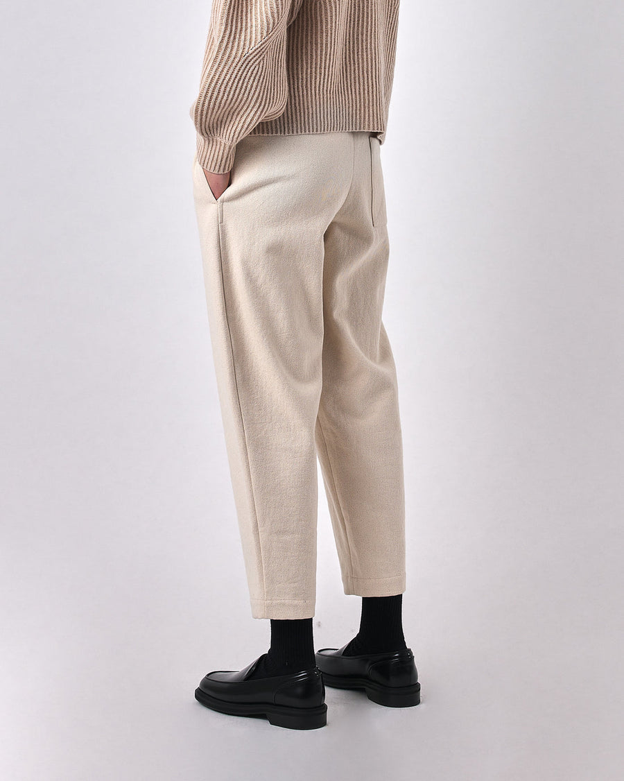 CANVAS PULL UP TROUSER - NATURAL