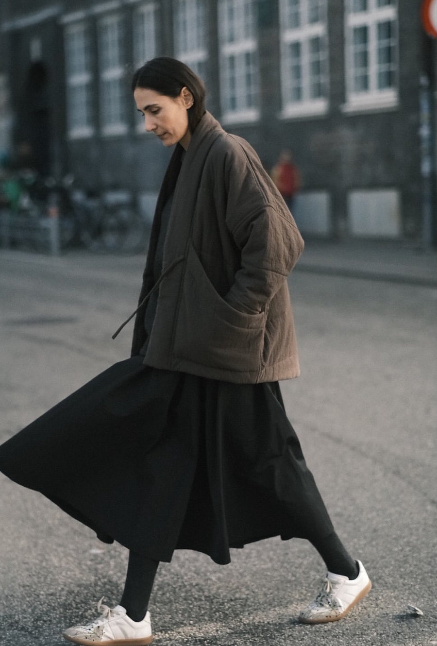 SIGNATURE SUMO JACKET - CHALK BROWN