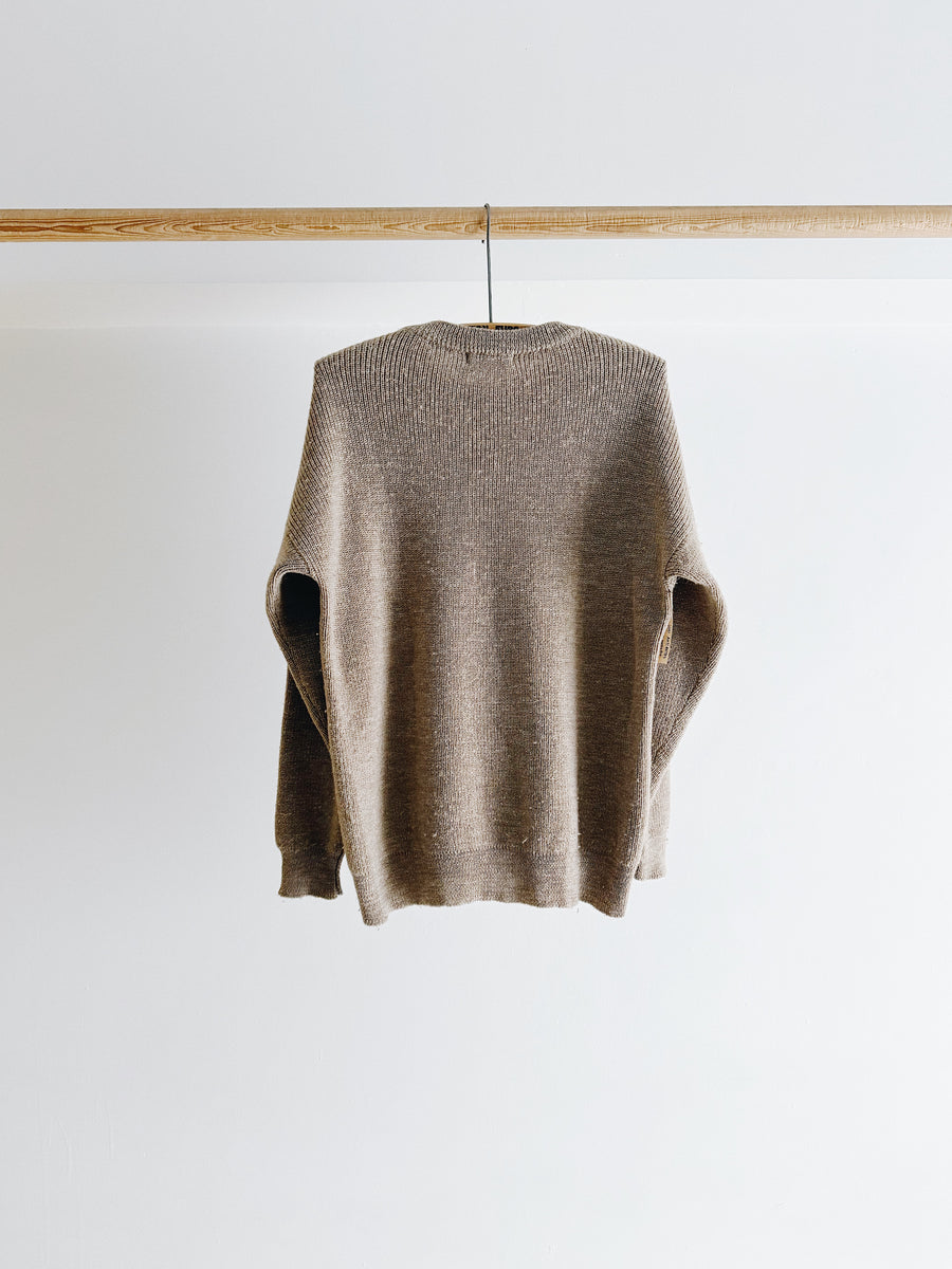 PRE- LOVED - ANTIQUITES - ALPACA KNIT PULLOVER - O/S