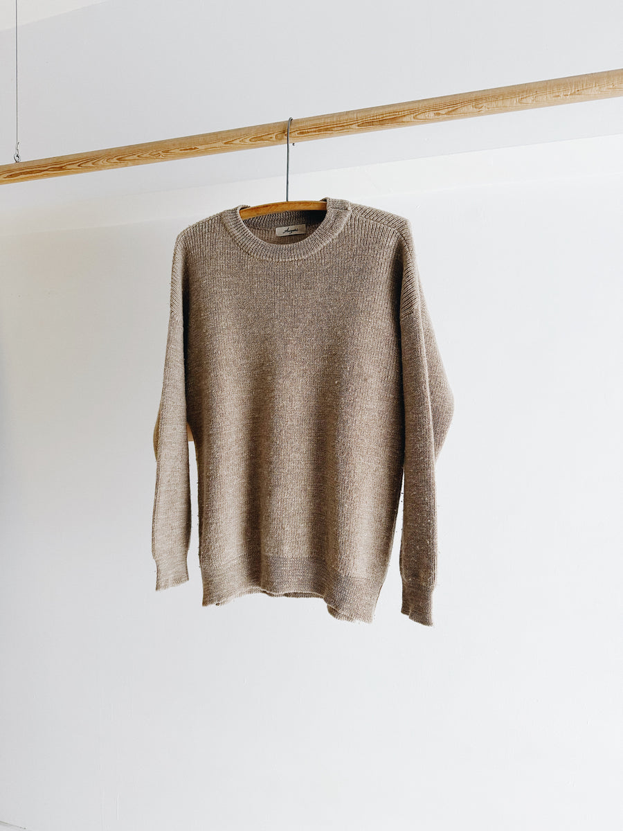 PRE- LOVED - ANTIQUITES - ALPACA KNIT PULLOVER - O/S