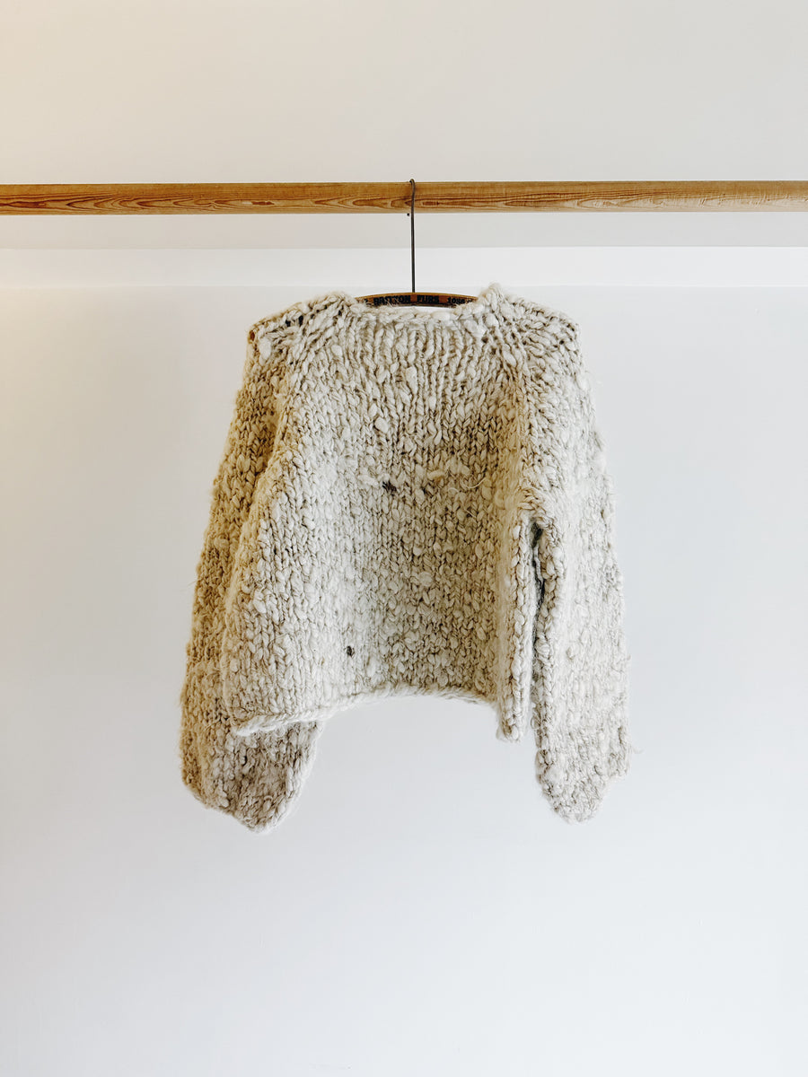 WILD SPUN SWEATER - NATURAL