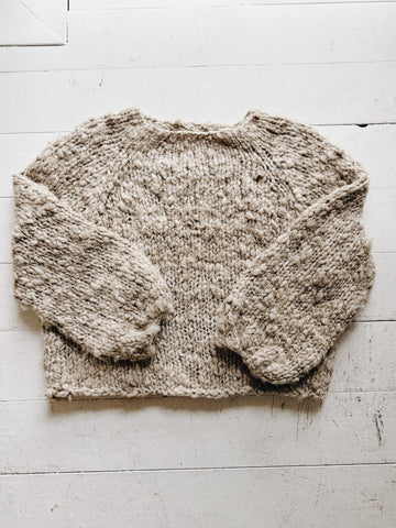 WILD SPUN SWEATER - TAUPE