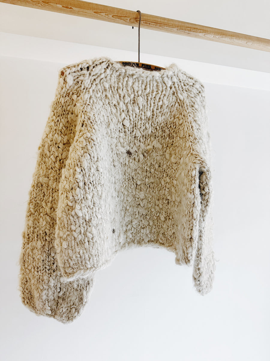 WILD SPUN SWEATER - NATURAL