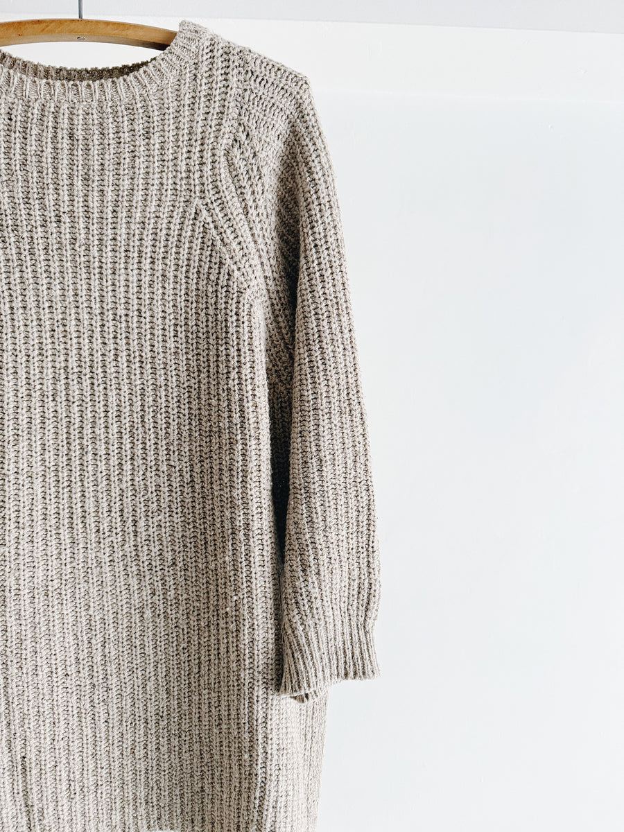 PRE- LOVED - CORDERA - SOFT WOOL SILK PULLOVER - O/S