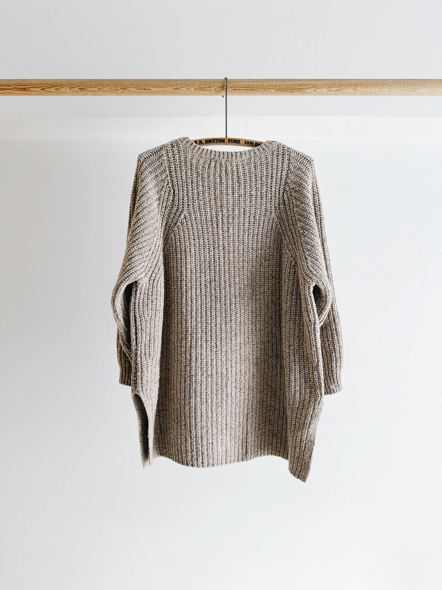 PRE- LOVED - CORDERA - SOFT WOOL SILK PULLOVER - O/S