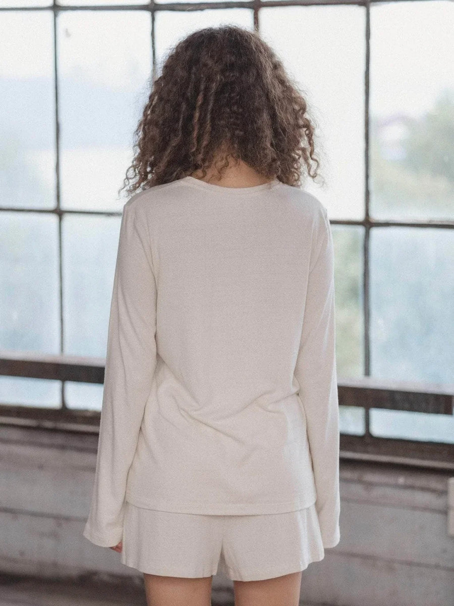 WILD SILK LONG SLEEVE - UNDYED