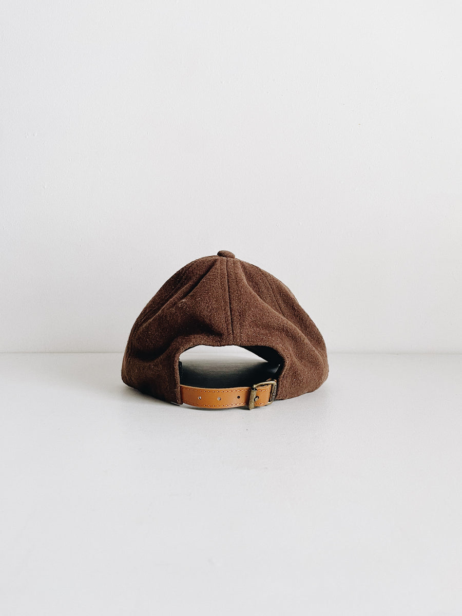 WOOL BASEBALL CAP  - COCOA