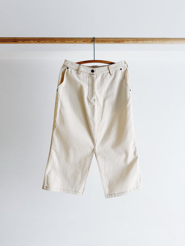 PRE- LOVED - BOHEME GOODS - NATURAL BULL DENIM SKIRT - M/L