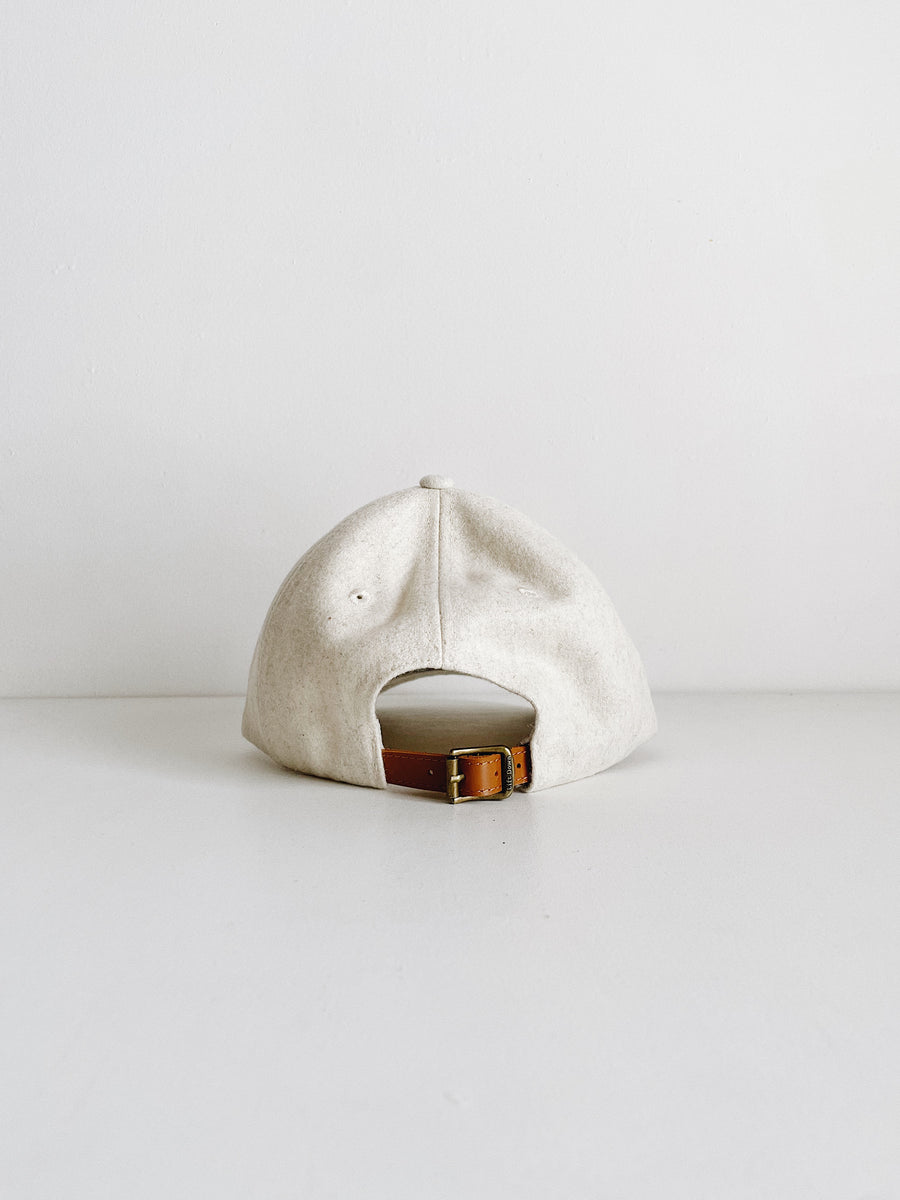 WOOL BASEBALL CAP  - NATURAL