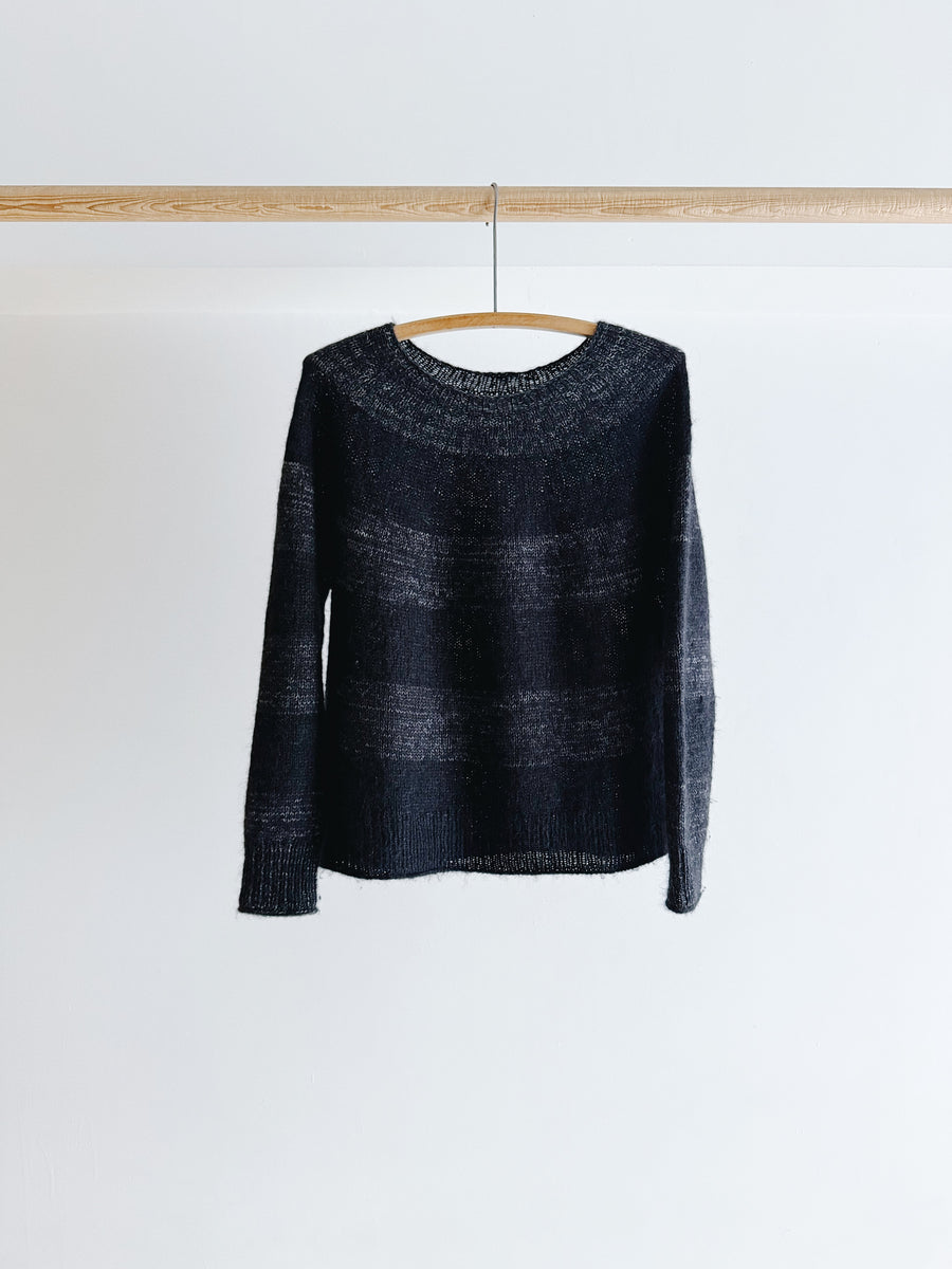 PRE- LOVED - HANDKNIT MOHAIR SWEATER - MEDIUM