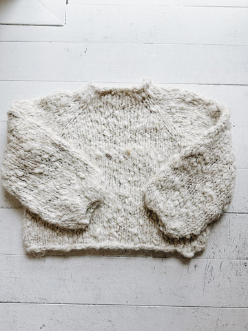 WILD SPUN SWEATER - NATURAL