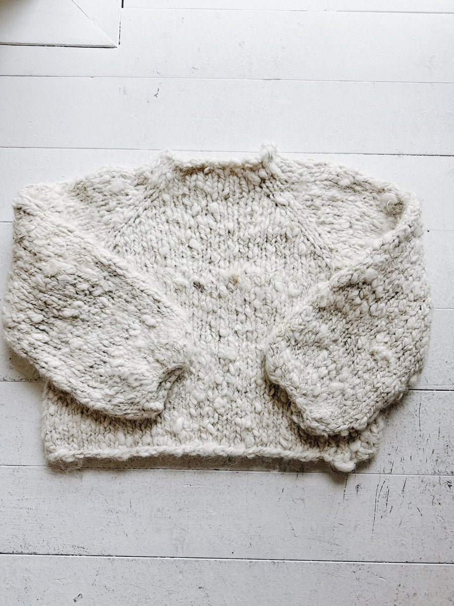 WILD SPUN SWEATER - NATURAL