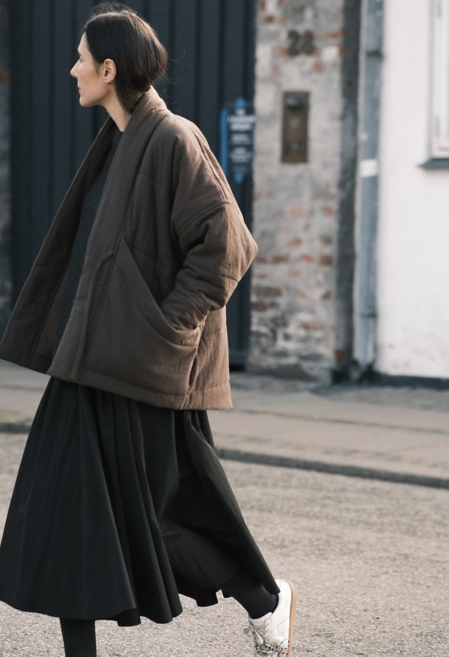 SIGNATURE SUMO JACKET - CHALK BROWN