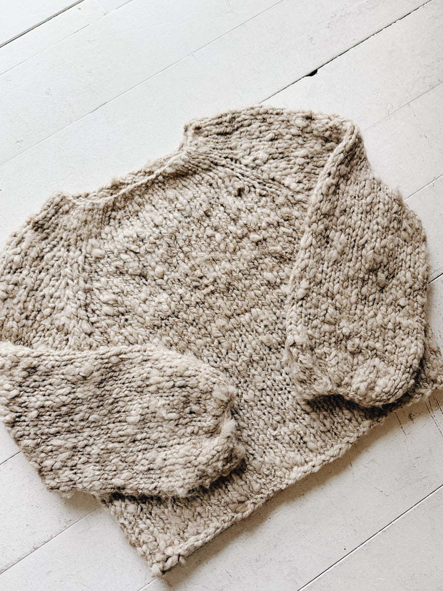 WILD SPUN SWEATER - TAUPE