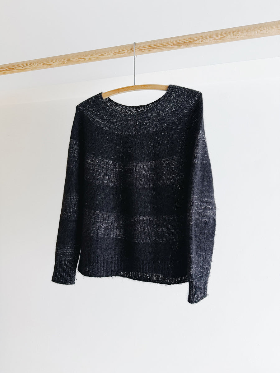 PRE- LOVED - HANDKNIT MOHAIR SWEATER - MEDIUM