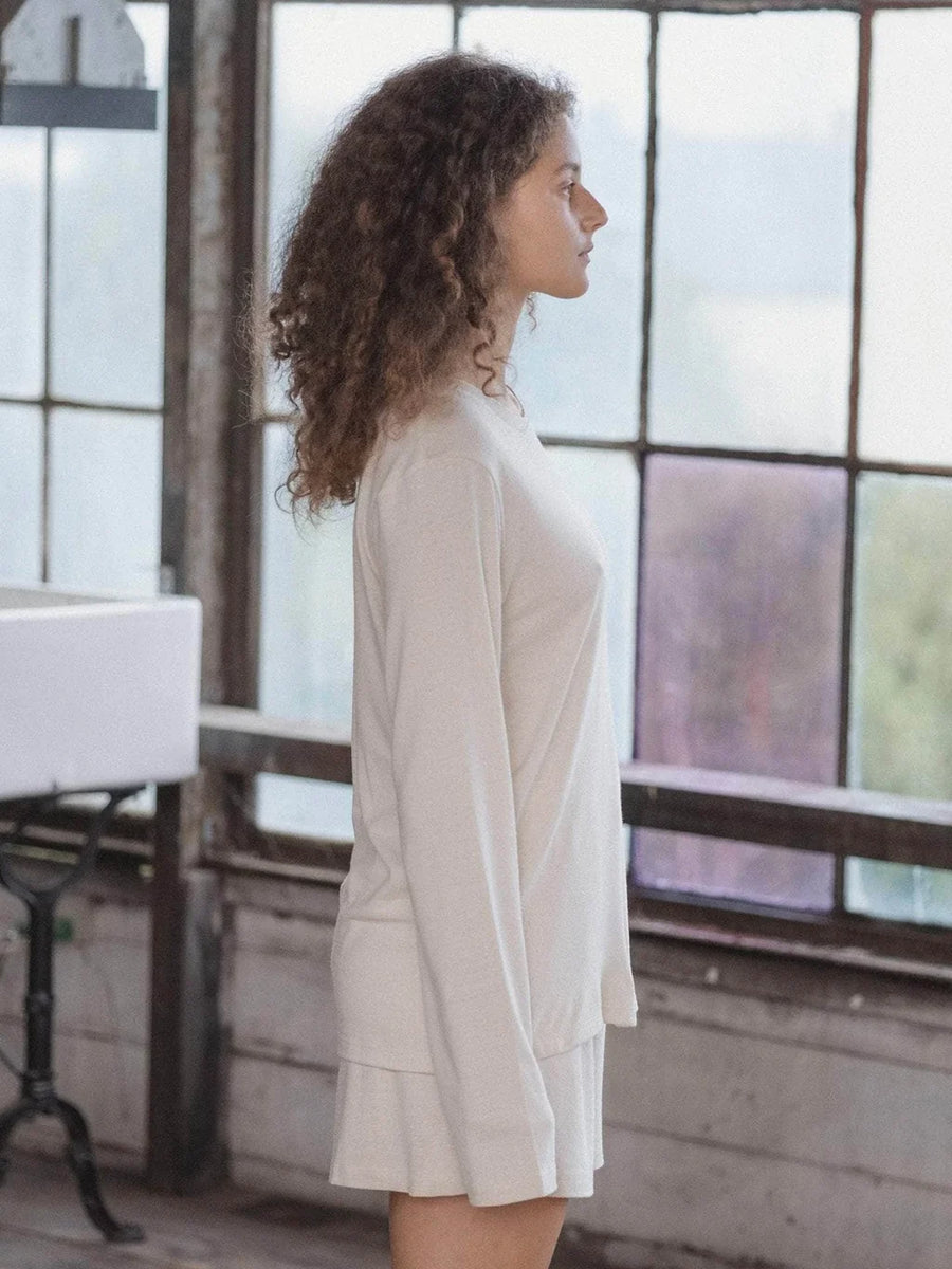 WILD SILK LONG SLEEVE - UNDYED