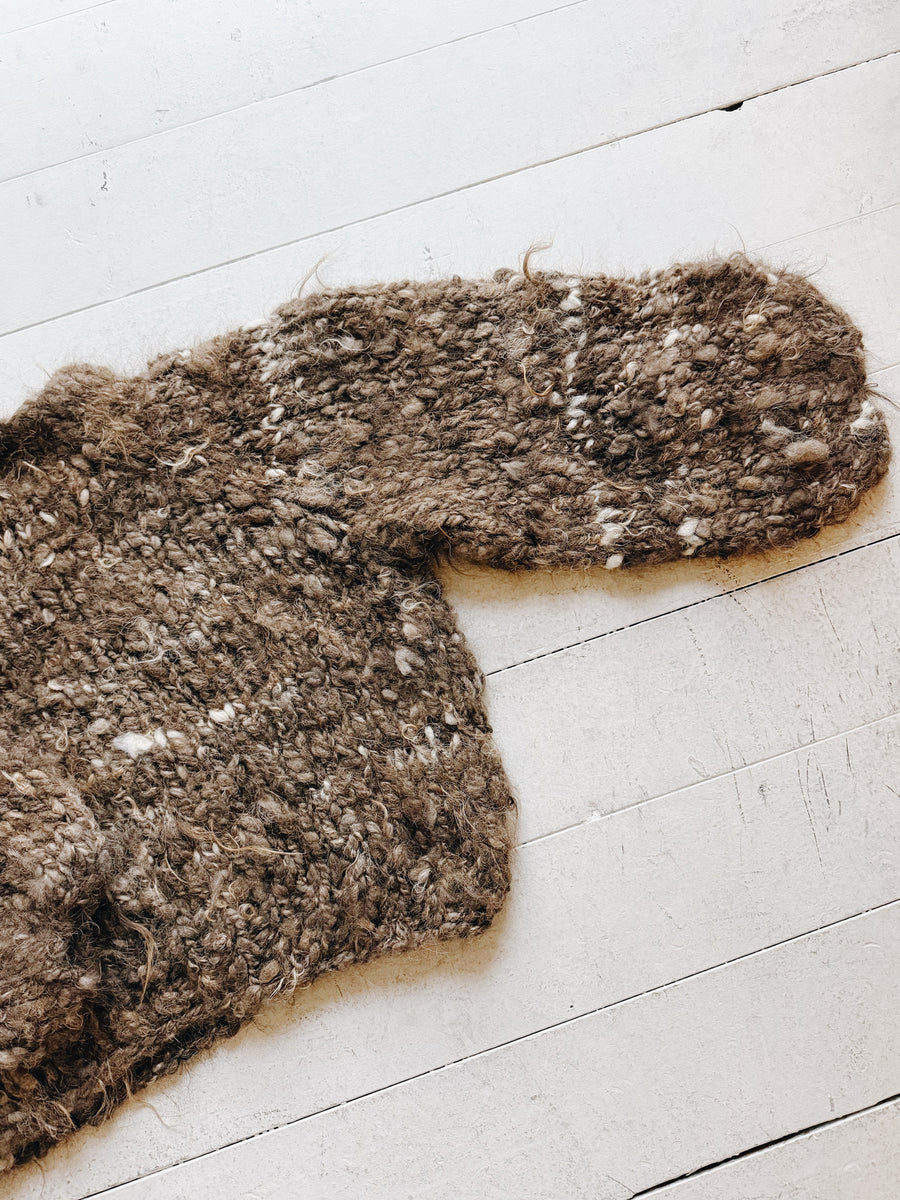 WILD SPUN SWEATER - BROWN MIX