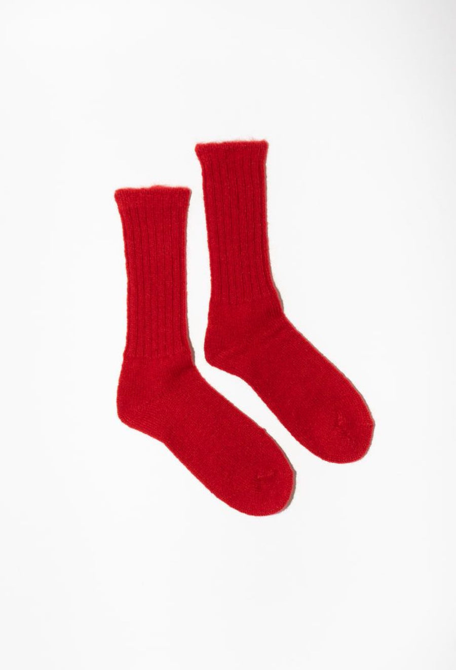 MOHAIR SOCKS - RED