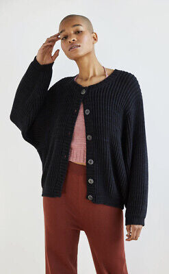 PRE- LOVED - MISHA & PUFF -  COTTON CARDIGAN - M/L