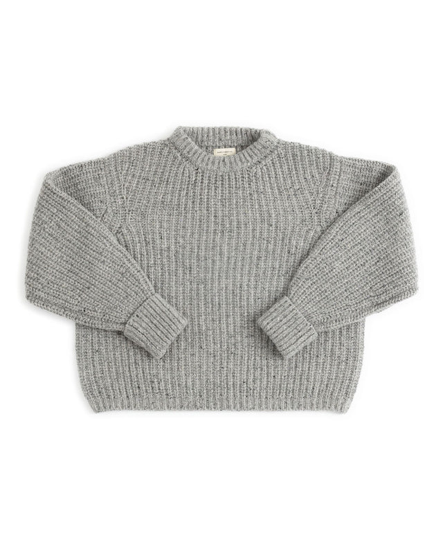 CHUNKY LOWE PULLOVER - MARLED SILVER