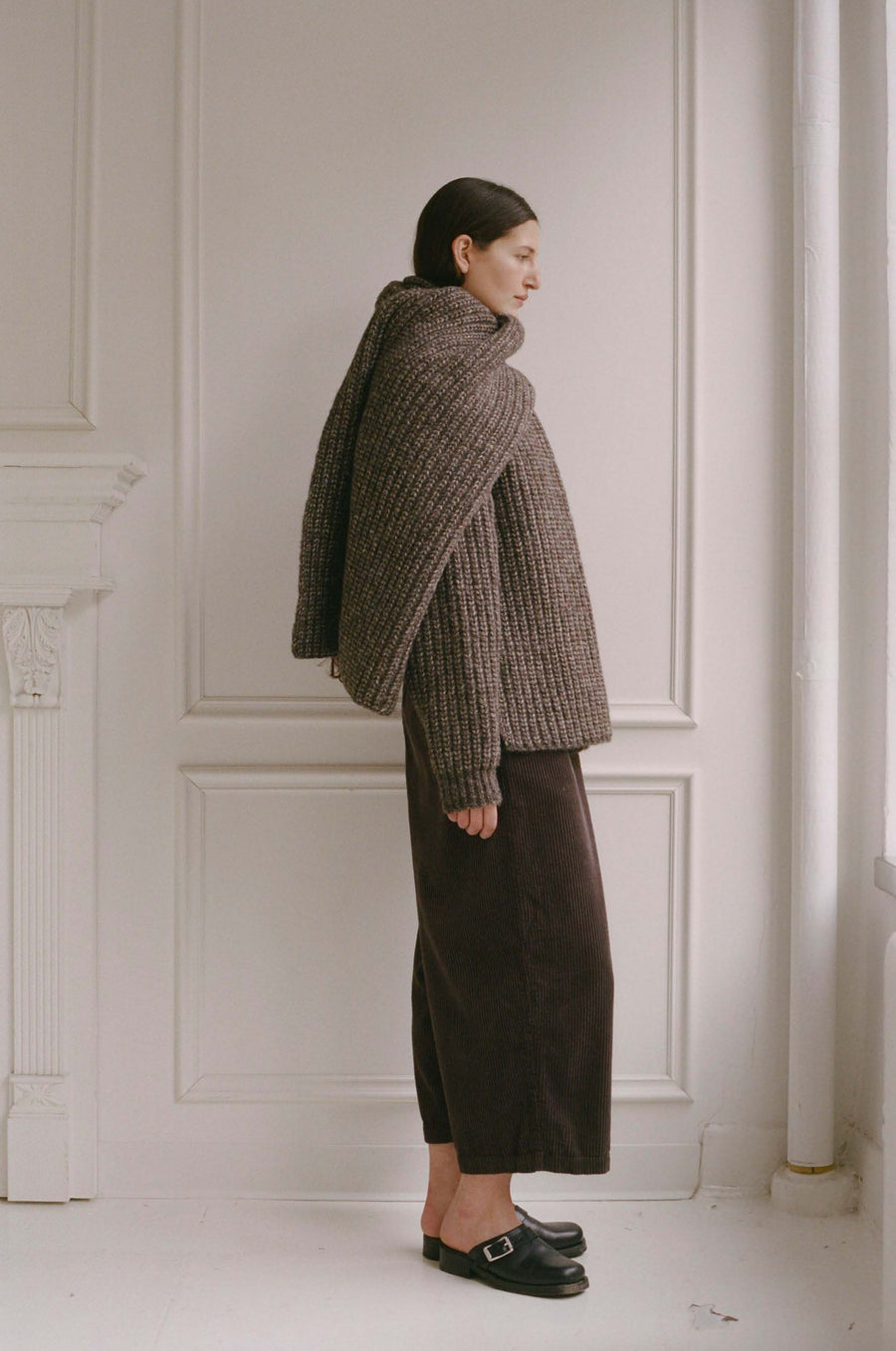 CORDUROY BALLOON PANT - COMPOST