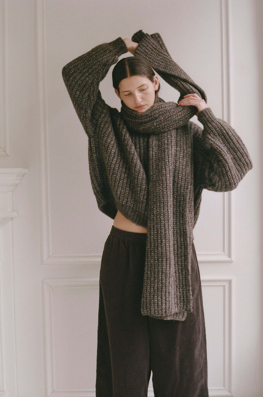 CORDUROY BALLOON PANT - COMPOST