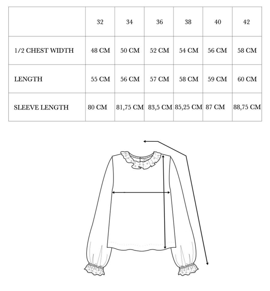 CORNFLOWER BLOUSE - RASPBERRY STRIPE