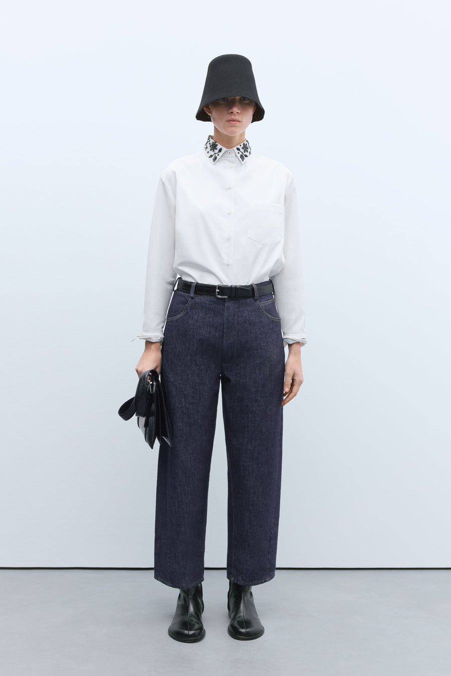 DENIM STRAIGHT PANT - INDIGO