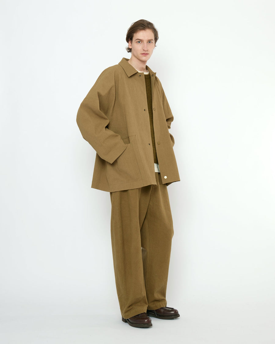 POCKETS SHIRT JACKET - KELP