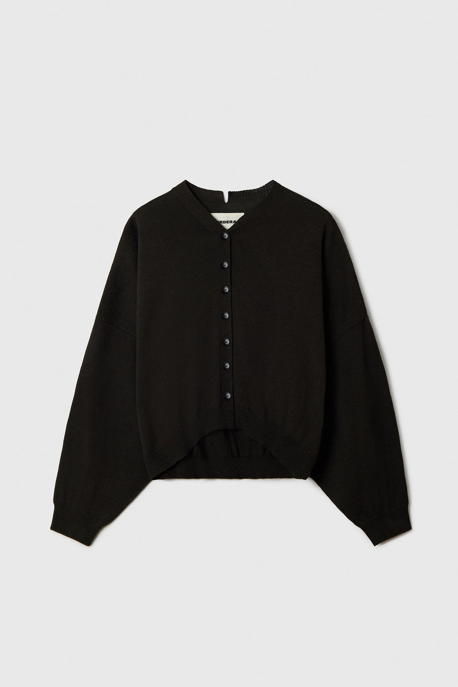 COTTON & CASHMERE CARDIGAN - DARK MOSS