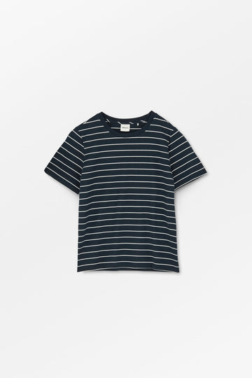 LOUI TEE - NAVY STRIPE