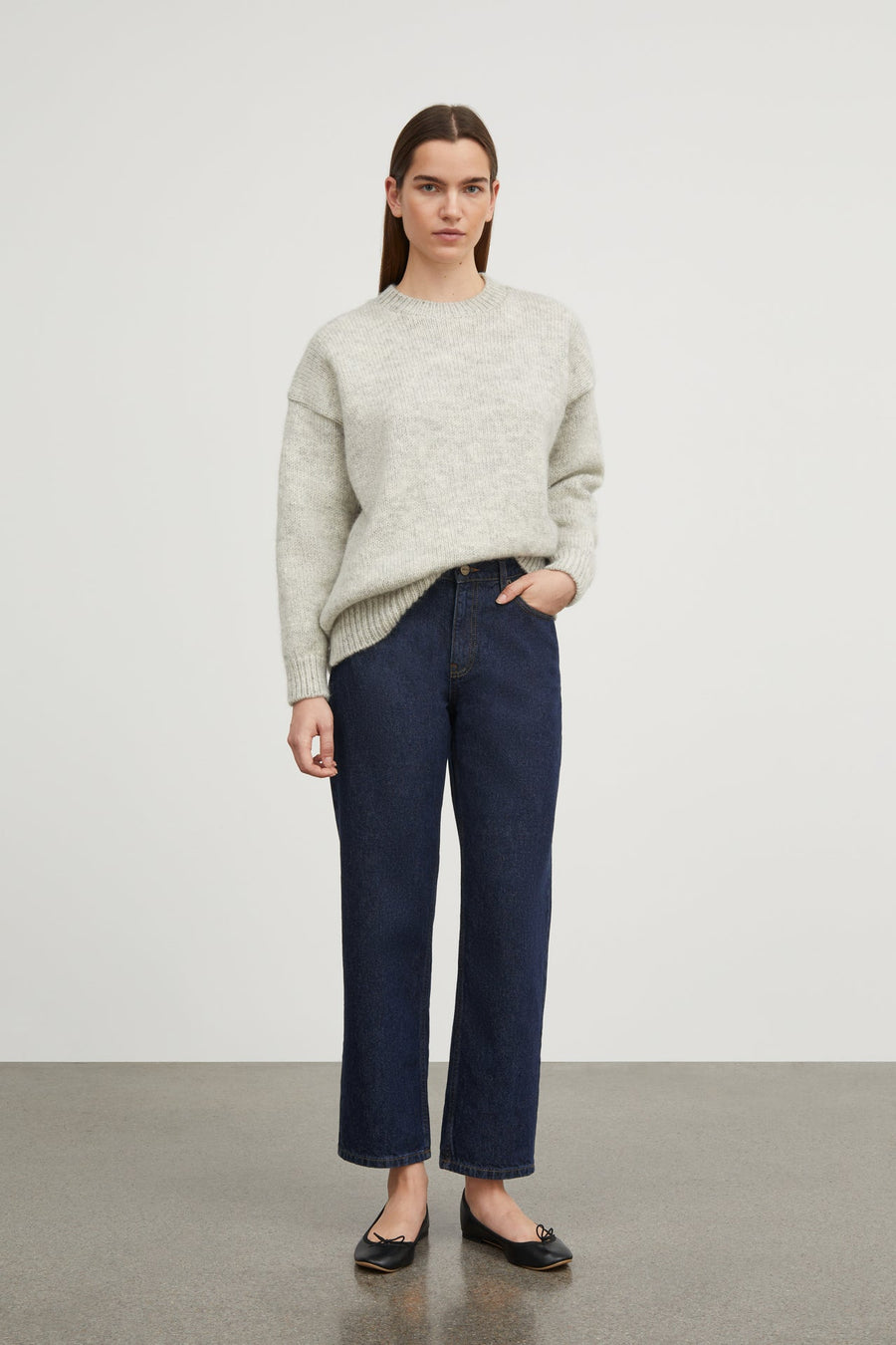 LUCY KNIT SWEATER - SAND