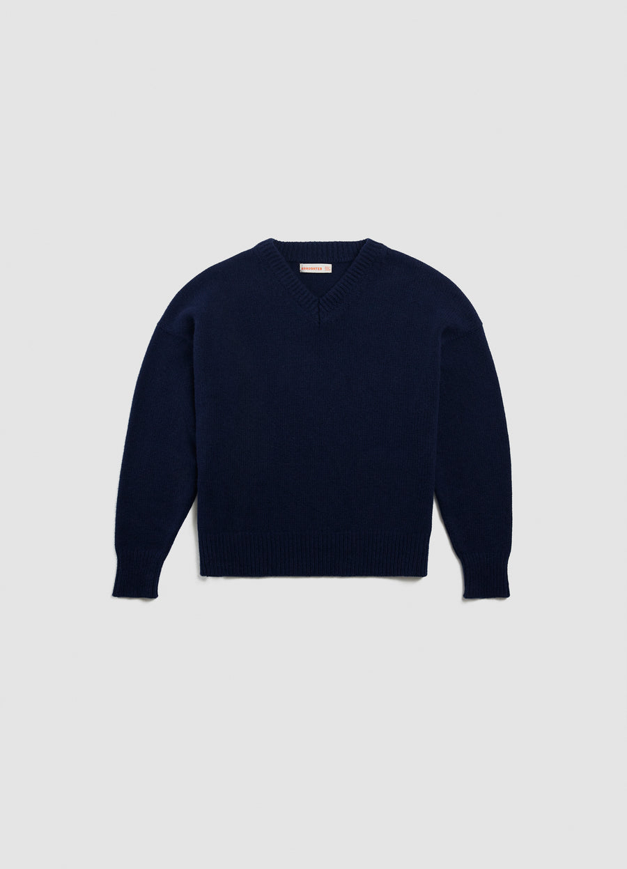 BALLA GEELONG SLOUCH V NECK - NAVY