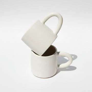 HANDMADE CERAMIC MUG - CREAM