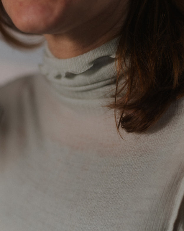 OMATO TURTLENECK - BRUN GREEN