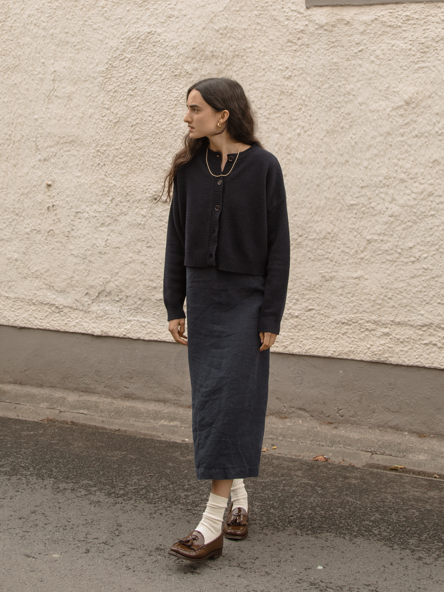 GISELE CARDIGAN - NAVY