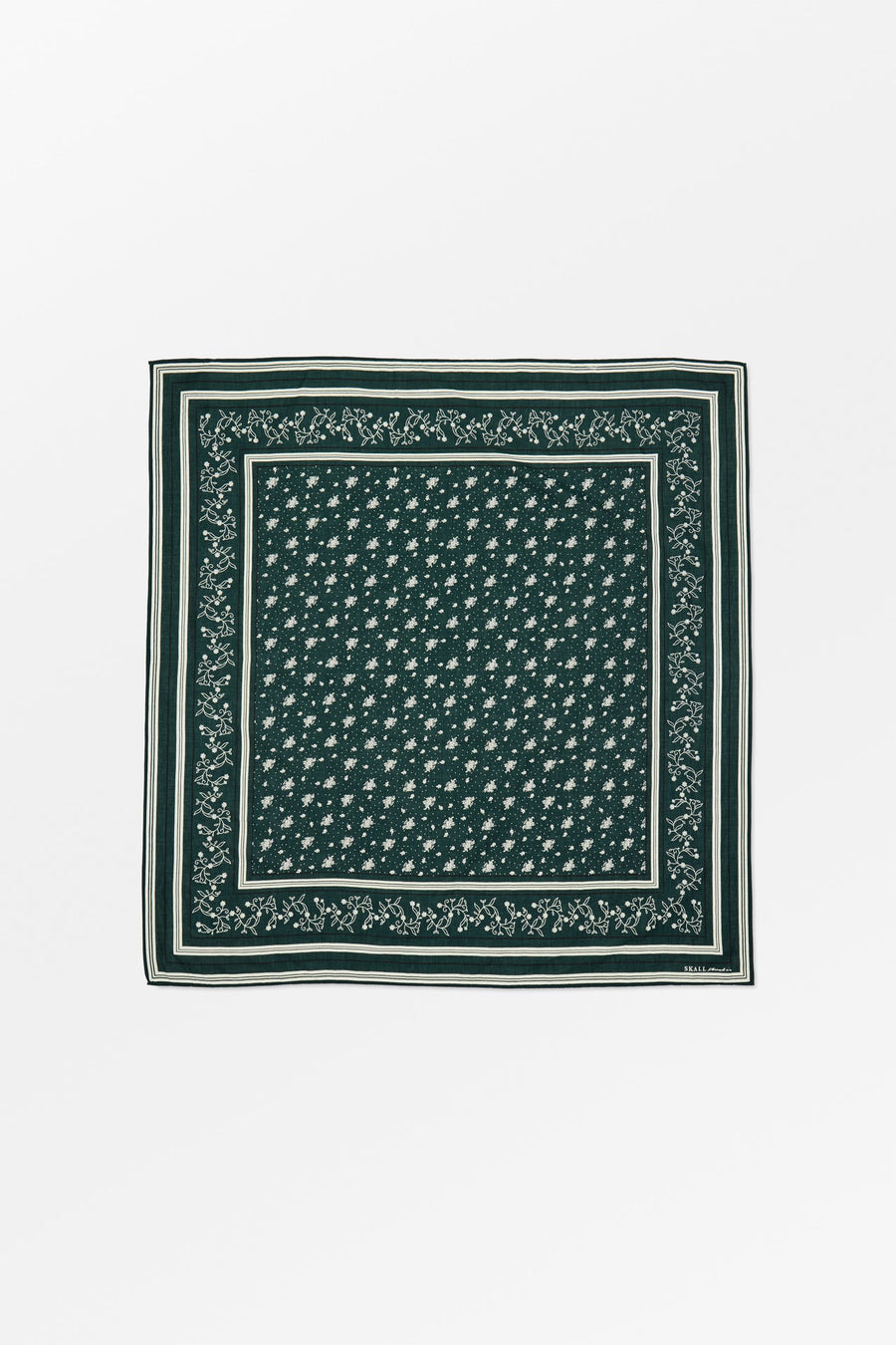 CLASSIC SCARF 90x90 - PINE GREEN
