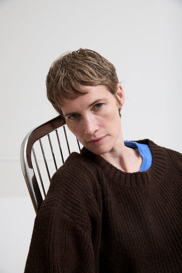 LUXE BLAKE PULLOVER - COCOA