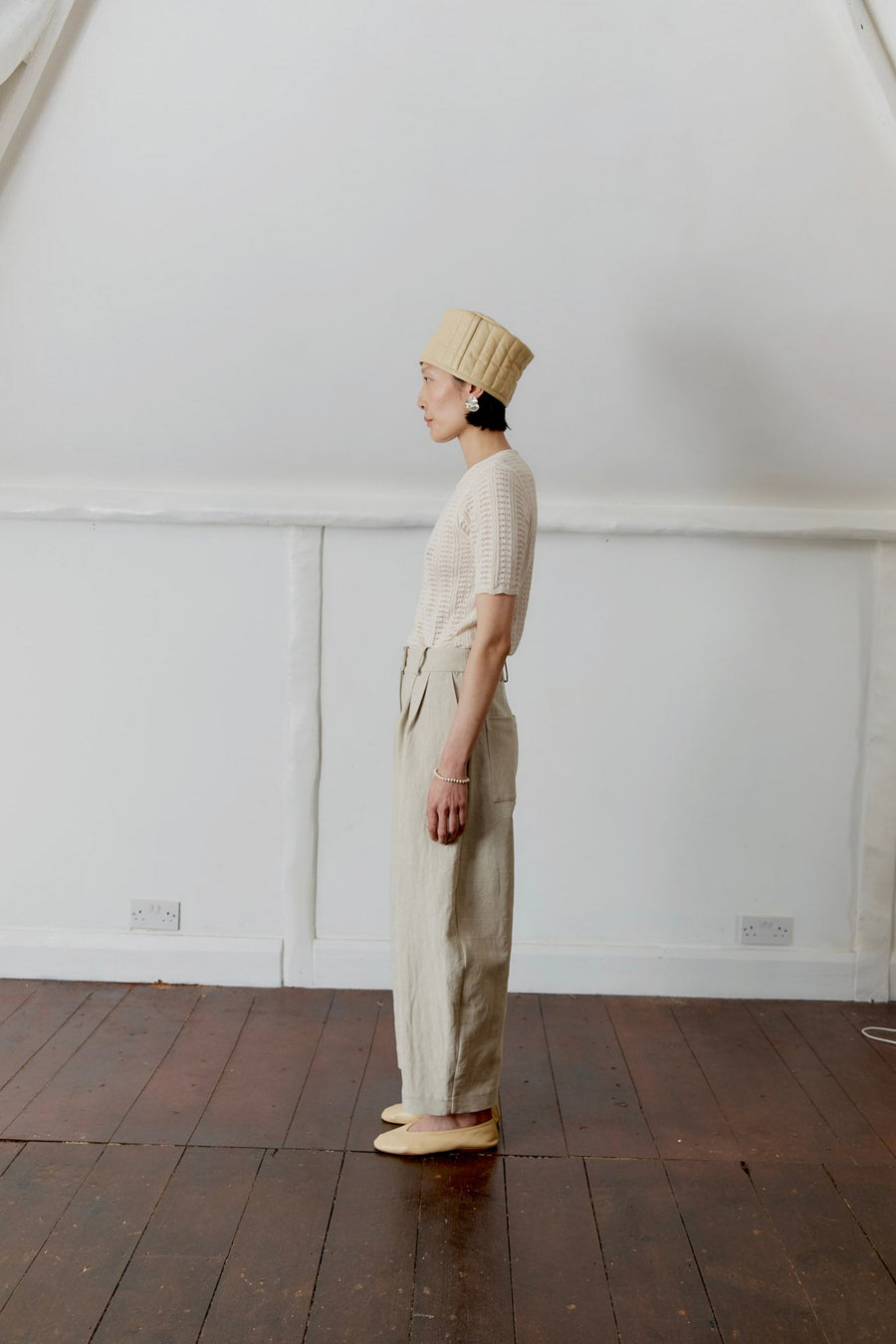 JAPANESE COTTON/LINEN ROBYN TROUSER - NATURAL – OPEN HOUSE