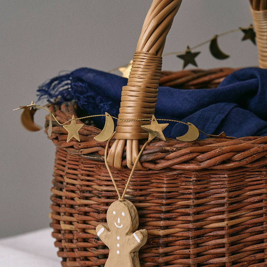 ORNAMENT - PAPER MACHE - GINGERBREAD