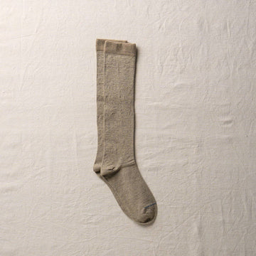 ORGANIC COTTON/YAK KNEE SOCKS - GREEN