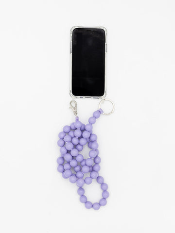 HANDYKETTE PHONE NECKLACE - BIG PERLEN - LILAC
