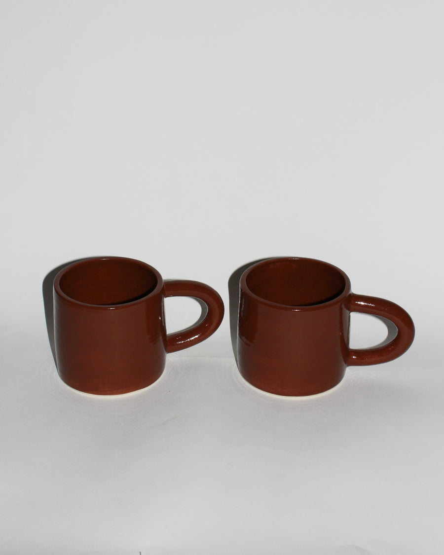 HANDMADE CERAMIC MUG - CHOCOLATE