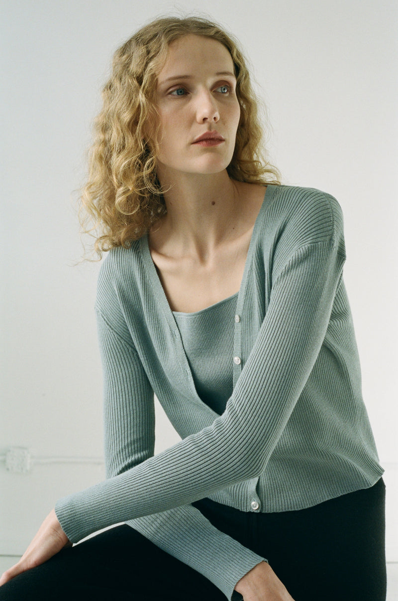 NOLITA CARDIGAN - CLOUDS