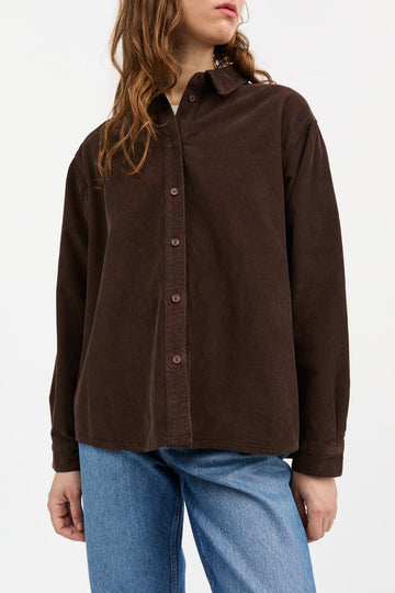 MILLINGTON SHIRT - DARK BROWN