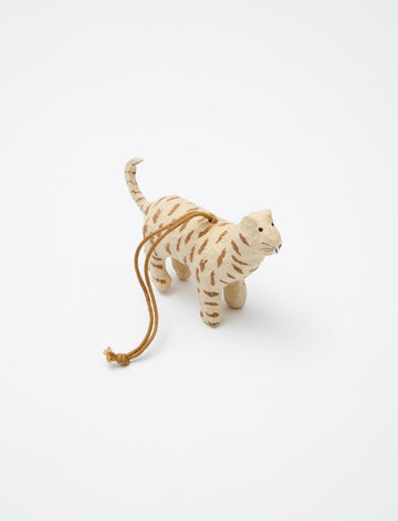 ORNAMENT - PAPER MACHE - CAT
