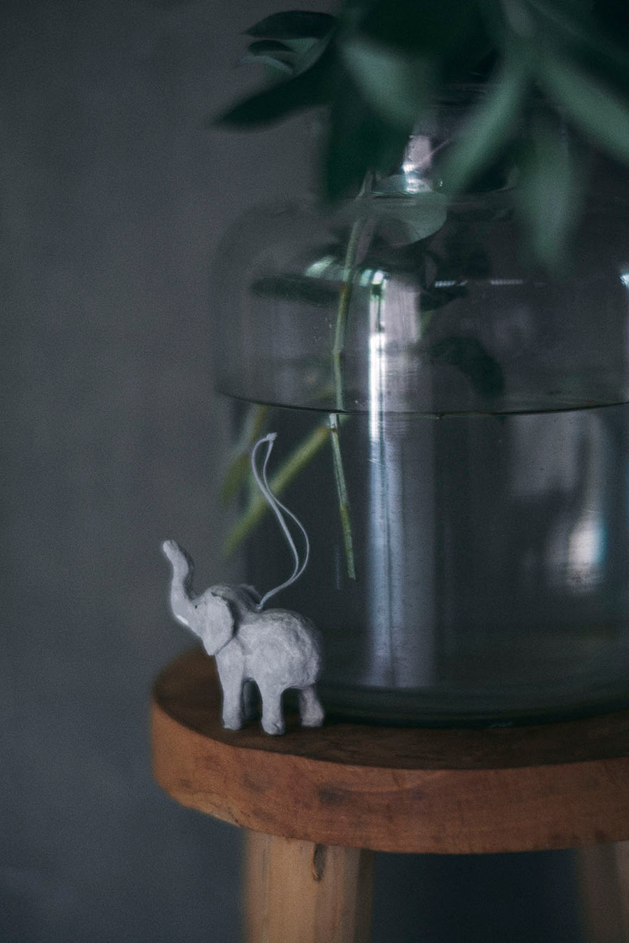 ORNAMENT - PAPER MACHE - ELEPHANT