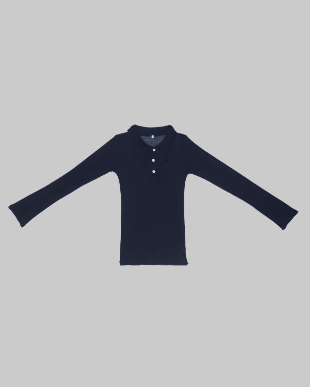 DUAL LONGLSEEVE TEE - MURANO NAVY