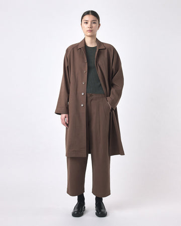 CANVAS FALL DUSTER - BROWN