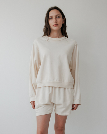 EASY SUMMER SWEATSHIRT - NATURAL